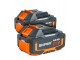 Газонокосилка аккумуляторная Skiper KW320 (32 см, бесщет. двиг, 2акк*4 а/ч*21в)